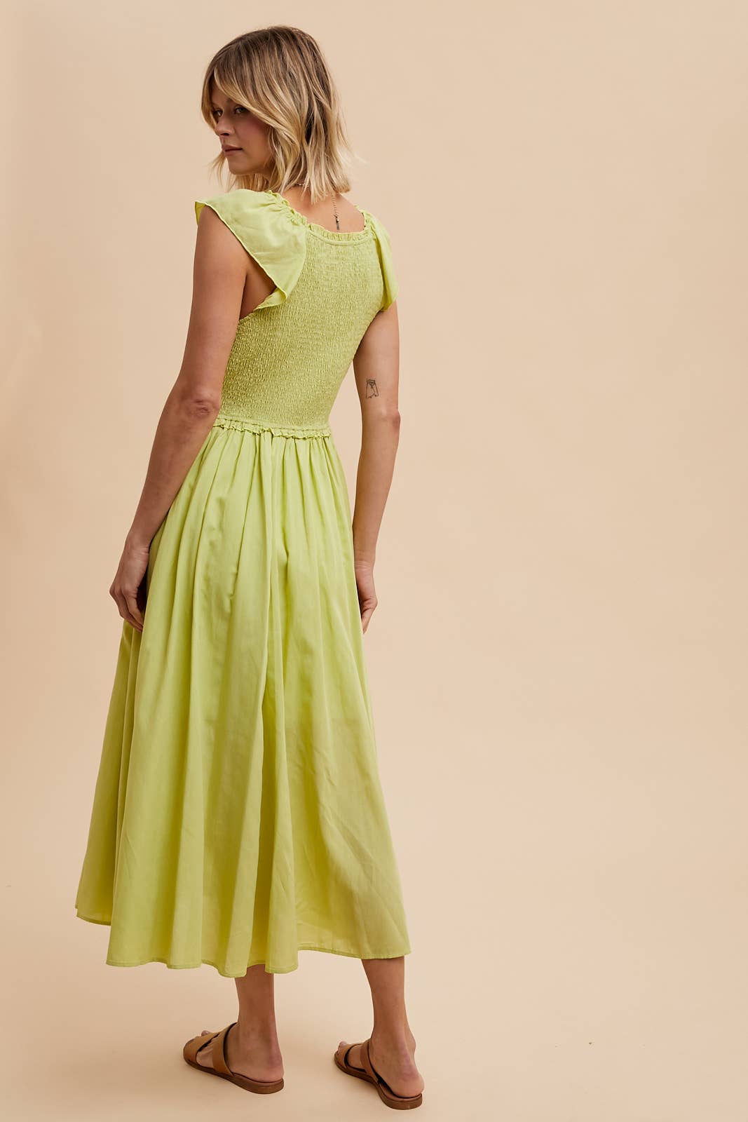 COTTON BLEND SWEETHEART MAXI DRESS: OFF-WHITE / ILD5656