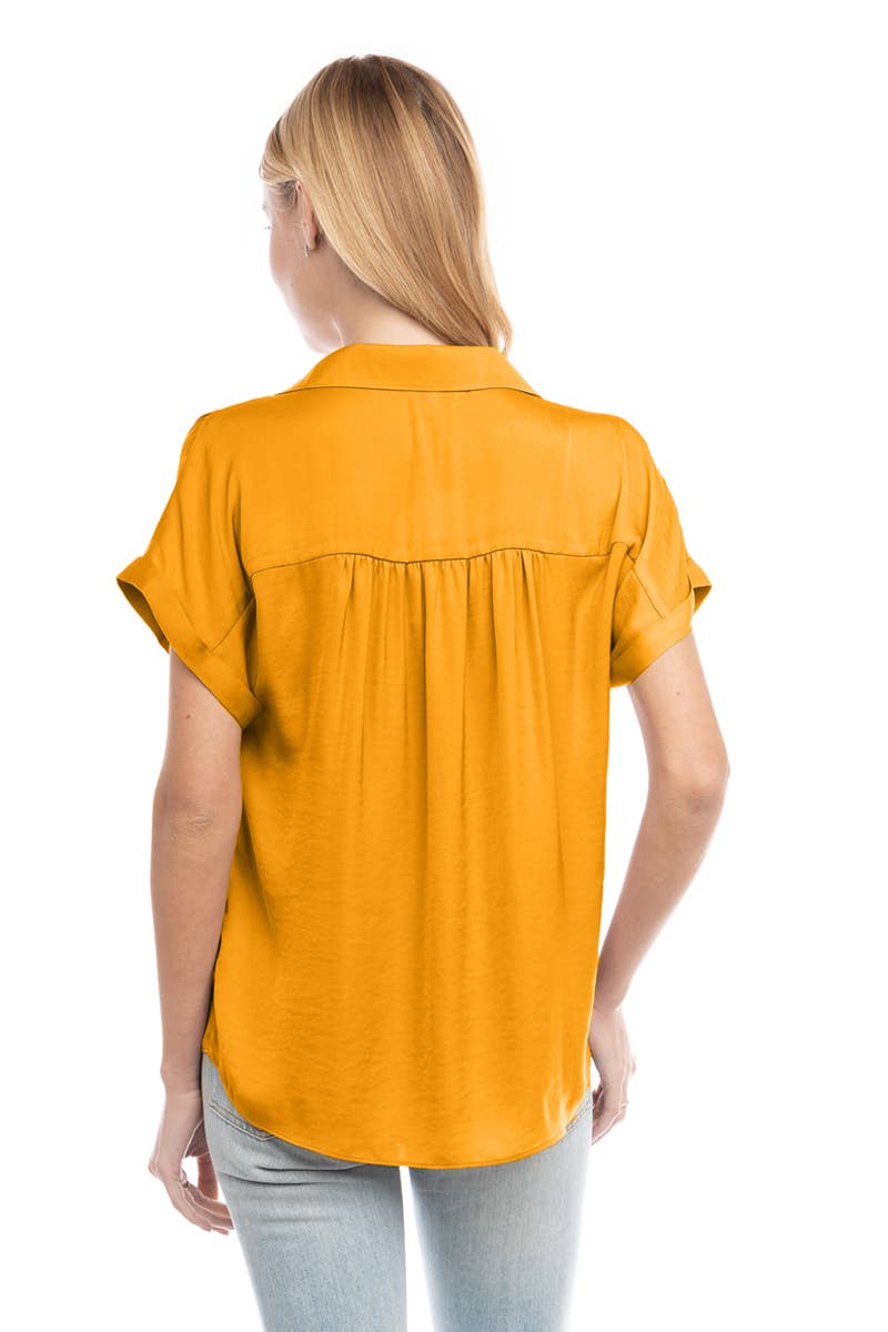 Short Sleeve Blouse - SB113287: Mystic Mauve