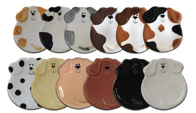 3" Ceramic Dog Dishes: Best Seller Assortment