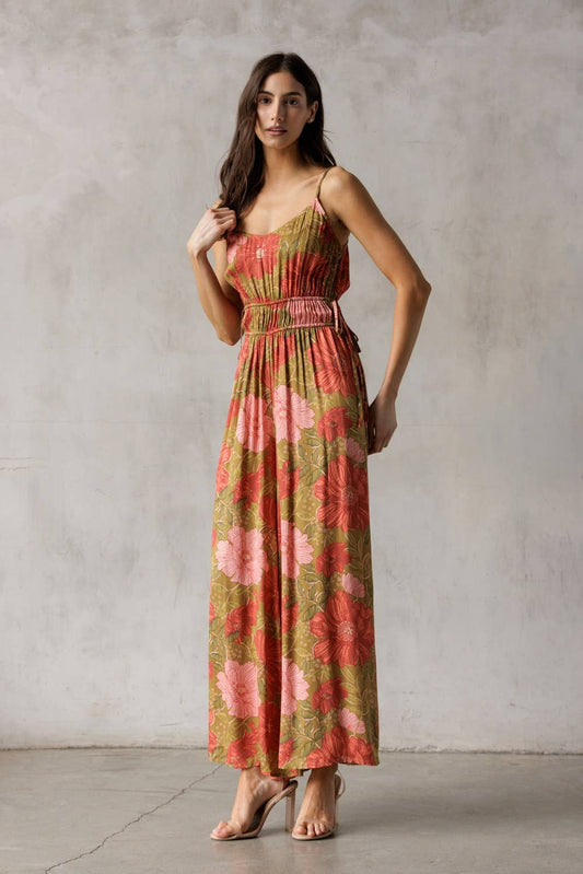 DSJJ5745-GREEN FLORAL: GREEN/FLORAL / storia