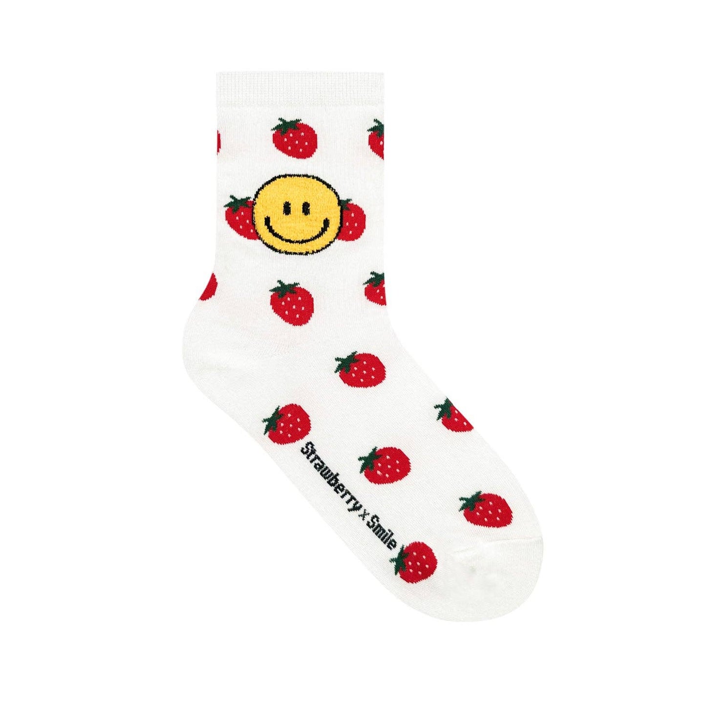 Women's Crew Kitsch Smile Socks: KW-C-251-4