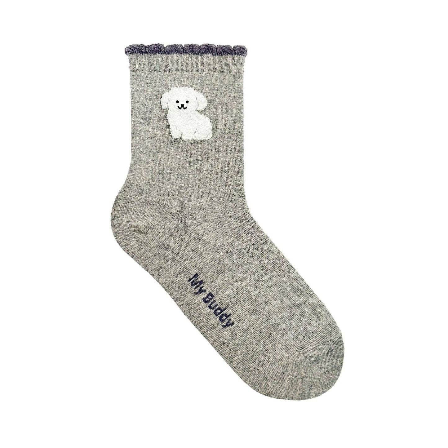 Women's Crew My Little Buddy Socks: VW-L-021-4