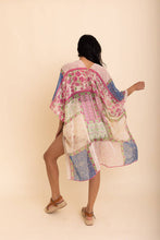 Load image into Gallery viewer, Bohemian Burnout Velvet Kimono 🔮: White
