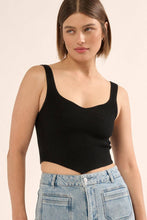 Load image into Gallery viewer, Shaper Fit Rib Knit Scoop Neck Tank Top: MOCHA
