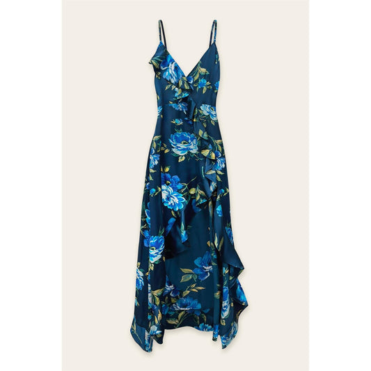 Last Dance Asymmetrical Ruffle Maxi Dress: INSIGNIA BLUE / FD3126-P2082_1