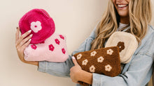 Load image into Gallery viewer, Teddy Pouch - Pink Flower
