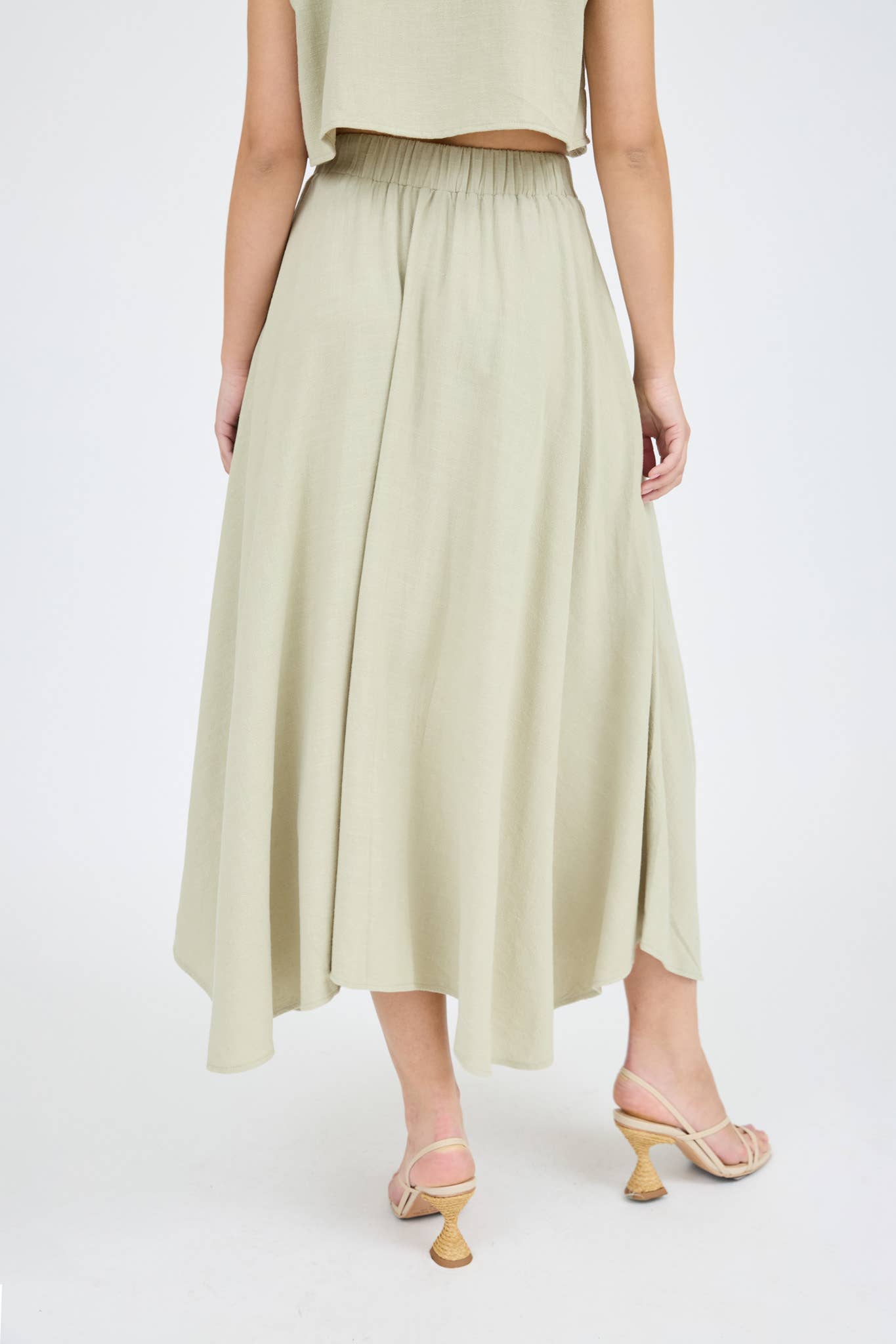 B5SX1033-B SKIRT: LIGHT TAN