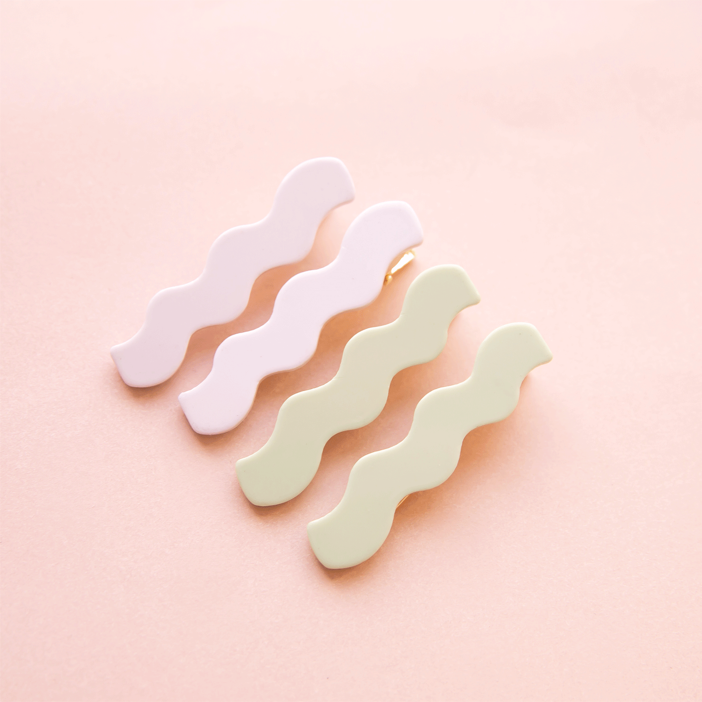 Wavy Hair Clips | Mist