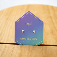 Load image into Gallery viewer, Opal Gemstone Stud Earrings
