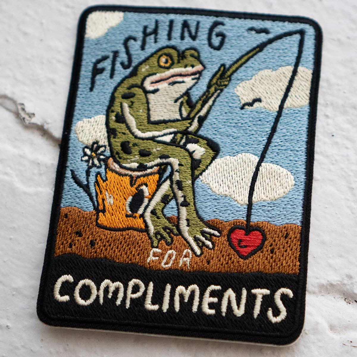 Fishing for Compliments - Sticky Patch