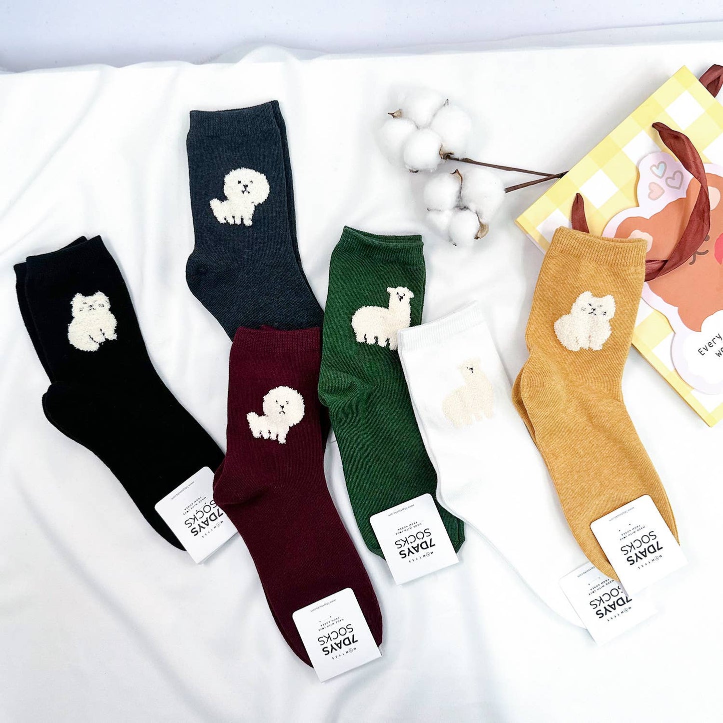 Women's Crew Tactel Animal Socks: KW-C-133-4