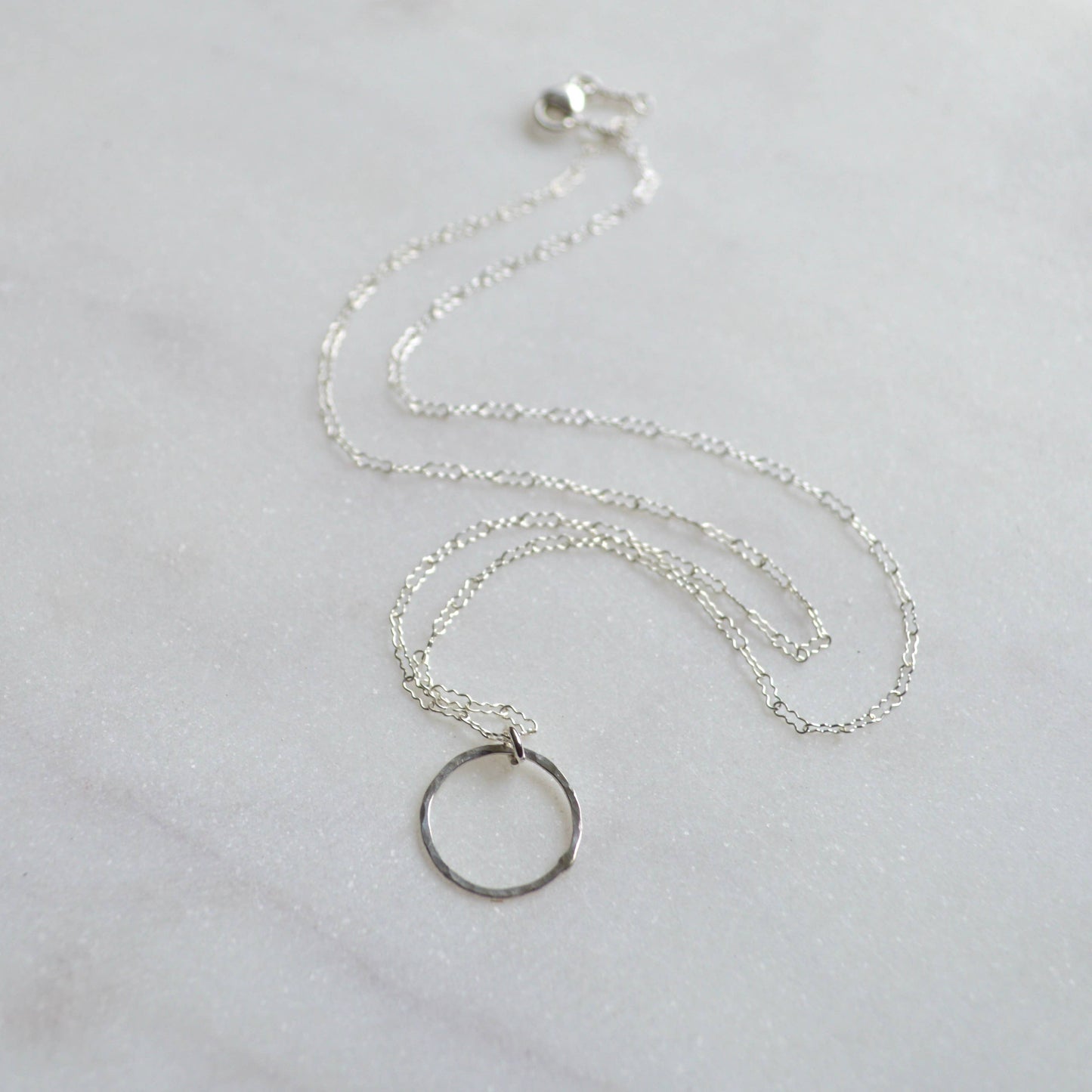 Tiny Eternity Choker in Sterling: 15 inches