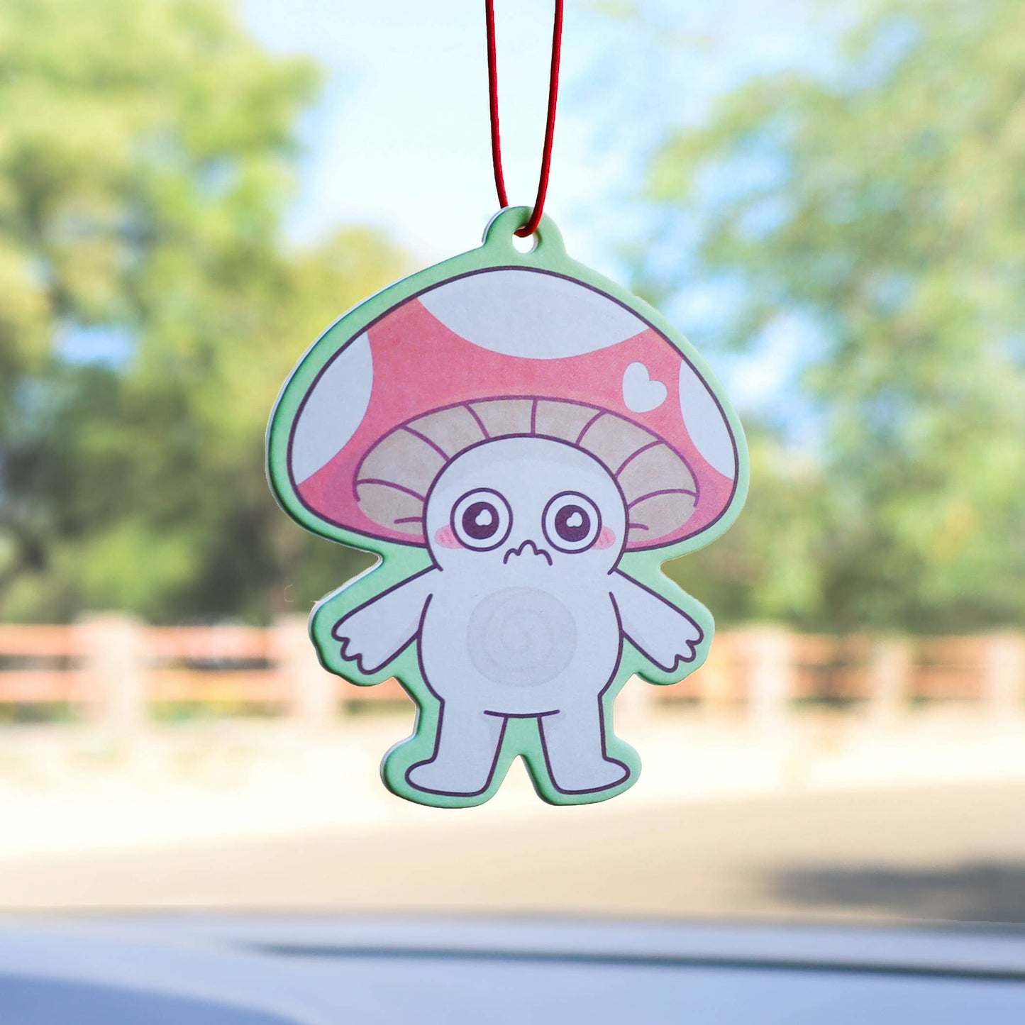 Embarrassed Mushroom Car Vehicle Scented Air Freshener