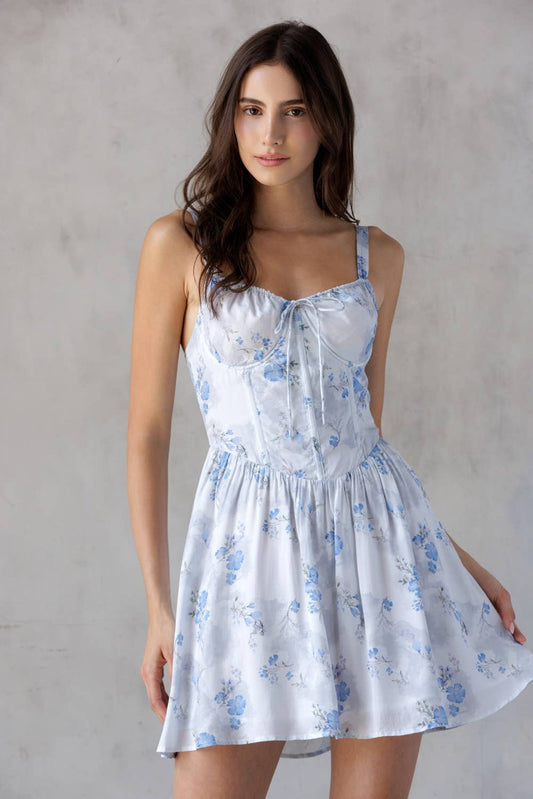JD7638-BLUE FLORAL: BLUE FLORAL