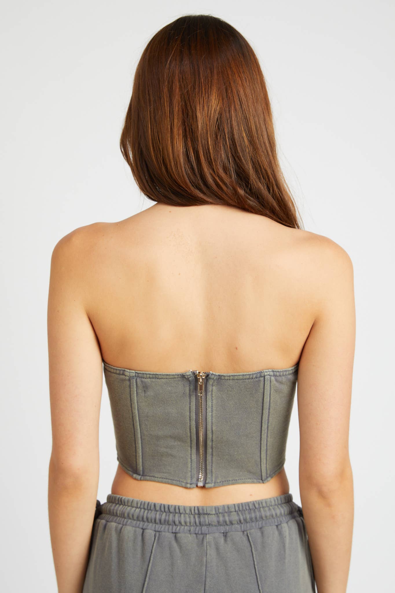 Terry Strapless Bustier Top – So.Fvshionable