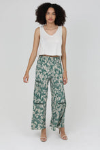 Load image into Gallery viewer, 25R84-A857 WIDE LEG FLARE PANTS WITH CROCHET LACE INSERTS:

