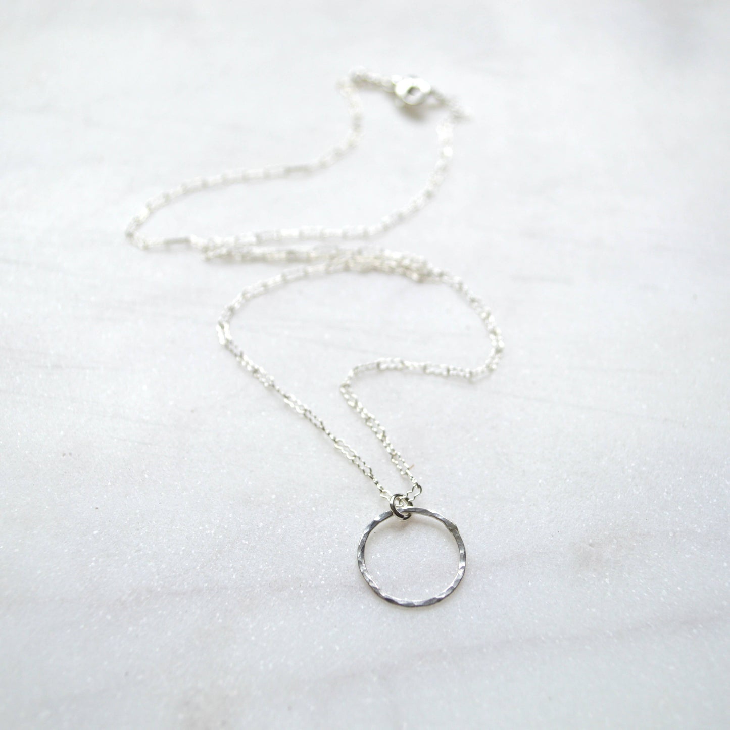 Tiny Eternity Choker in Sterling: 15 inches