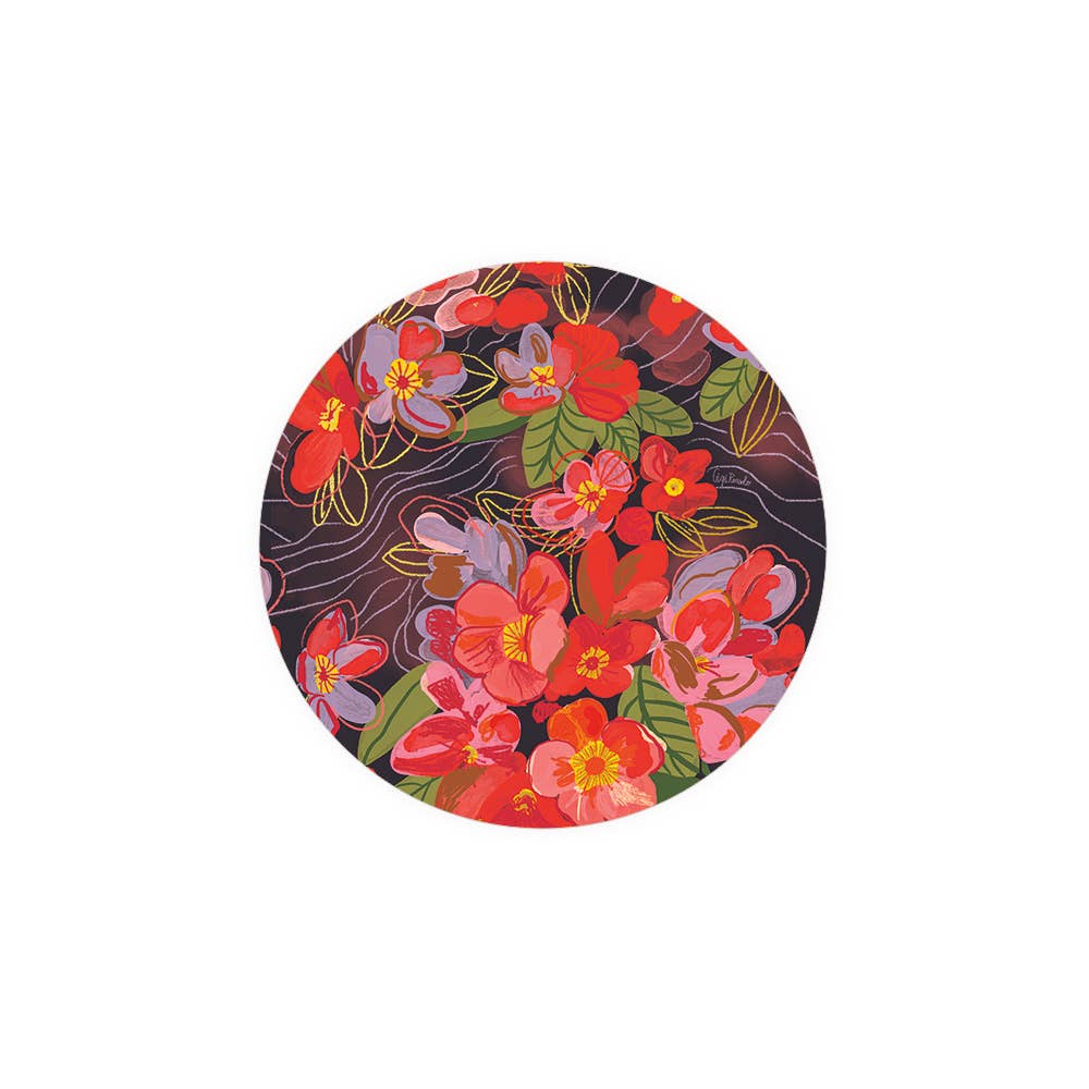 Night Flowers Seedlings Coaster