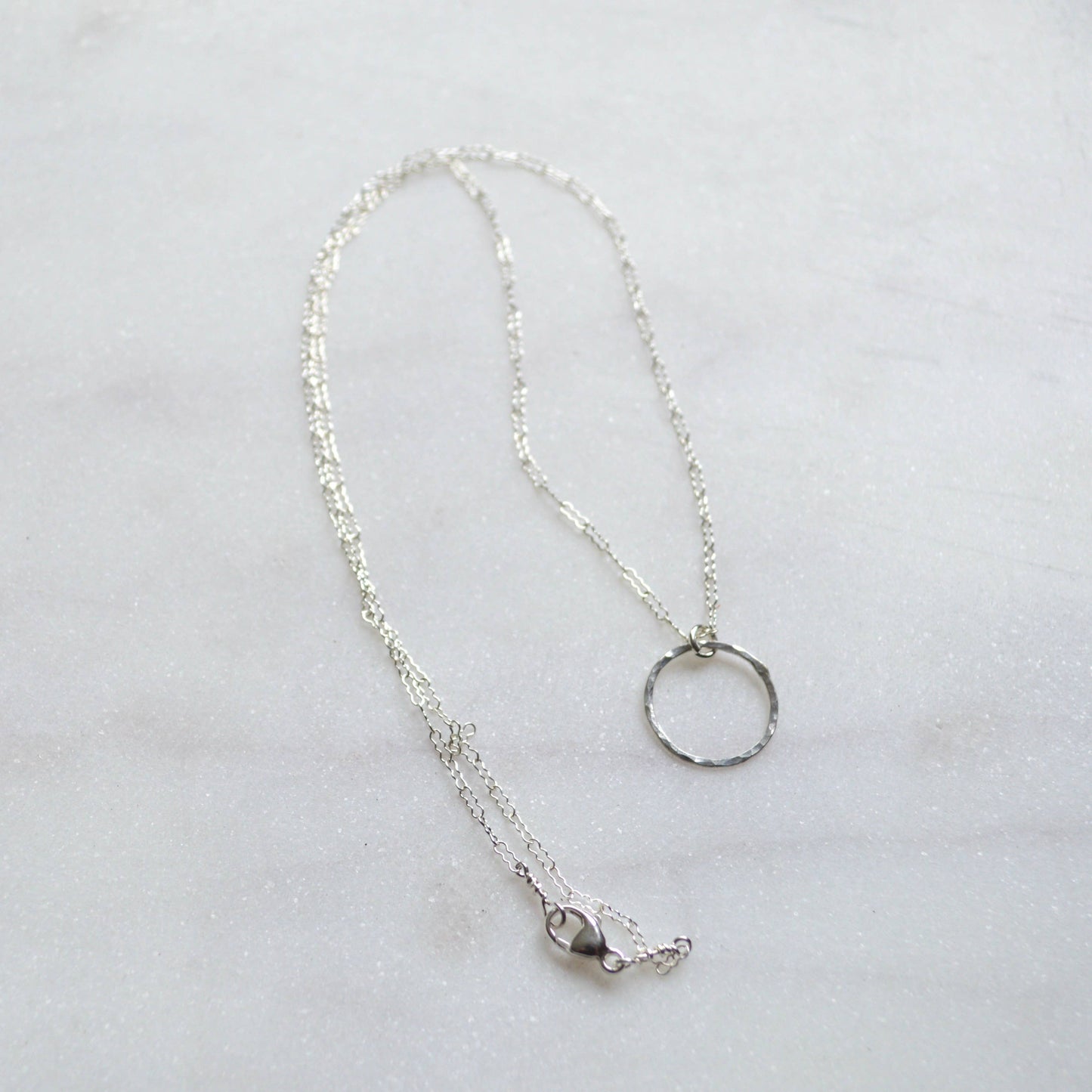 Tiny Eternity Choker in Sterling: 15 inches