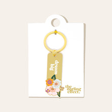 Load image into Gallery viewer, Enamel Floral Keychain - Dream Big
