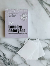 Load image into Gallery viewer, Zero Waste Laundry Detergent Strips, wild lavender - Essence Of Life Organics
