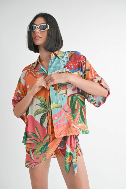 OVERSIZED CAMP SHIRT: IPK2113T / S