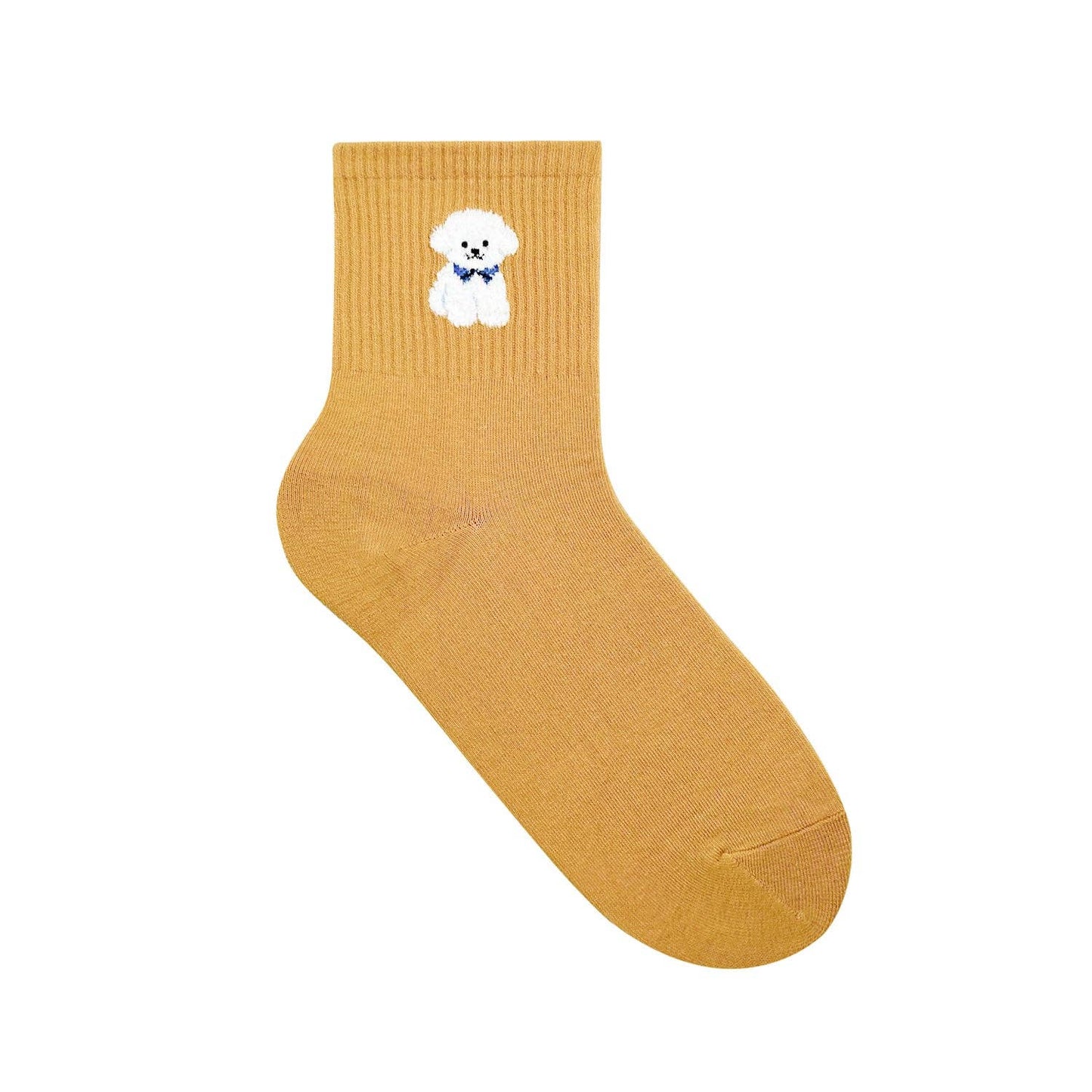 Women's Crew Puppy Land Socks: VW-L-037-1