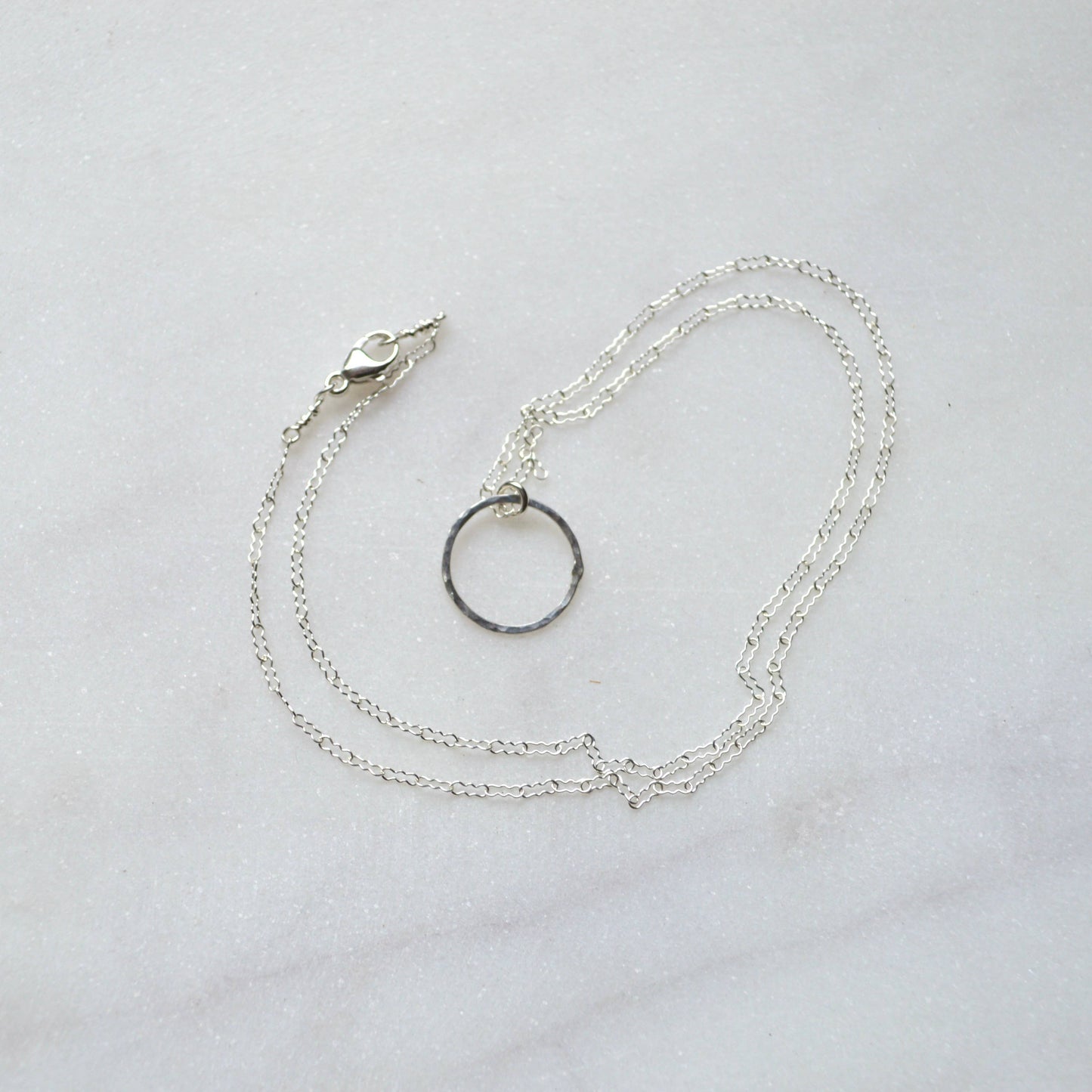 Tiny Eternity Choker in Sterling: 15 inches