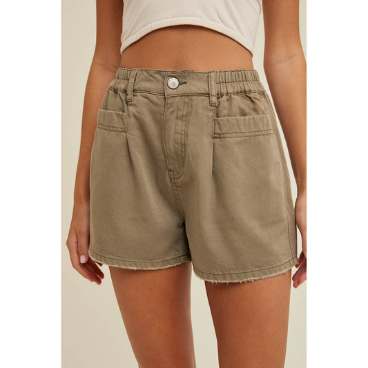RAW EDGE HEM DENIM SHORTS / WL24-9511: S.OLIVE