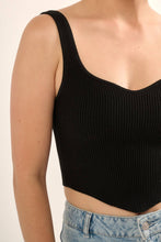 Load image into Gallery viewer, Shaper Fit Rib Knit Scoop Neck Tank Top: MOCHA
