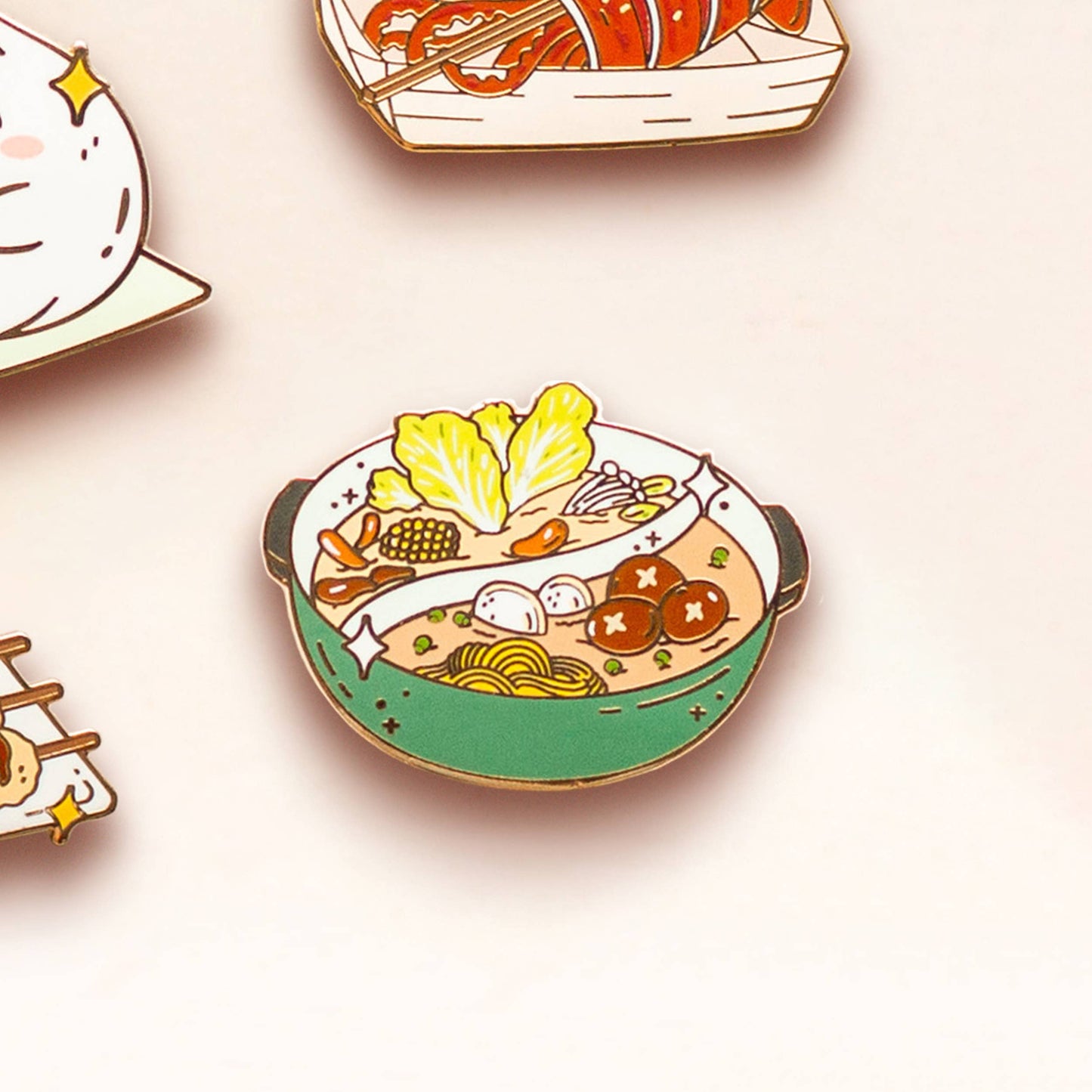 Hotpot Enamel Pin