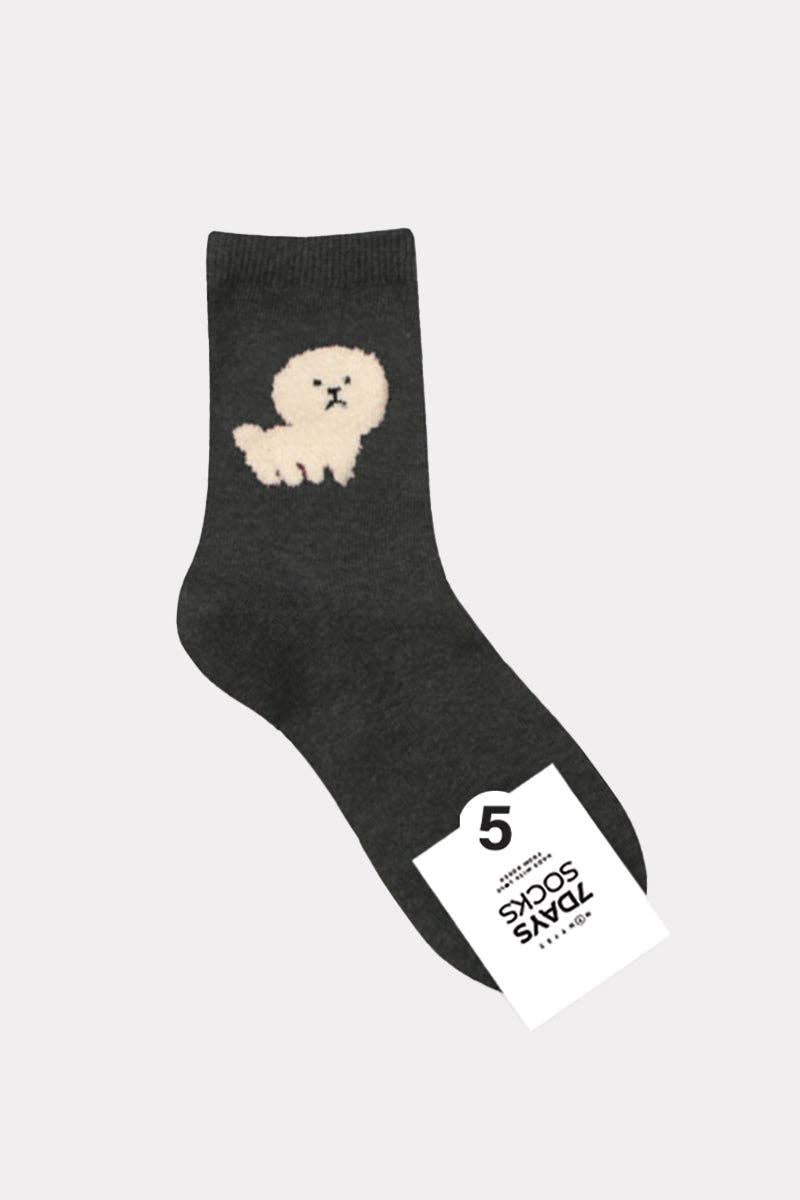 Women's Crew Tactel Animal Socks: KW-C-133-4