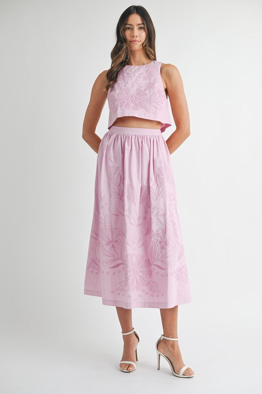 MST8205 Top only 💖 pink lavender 252 - Mable