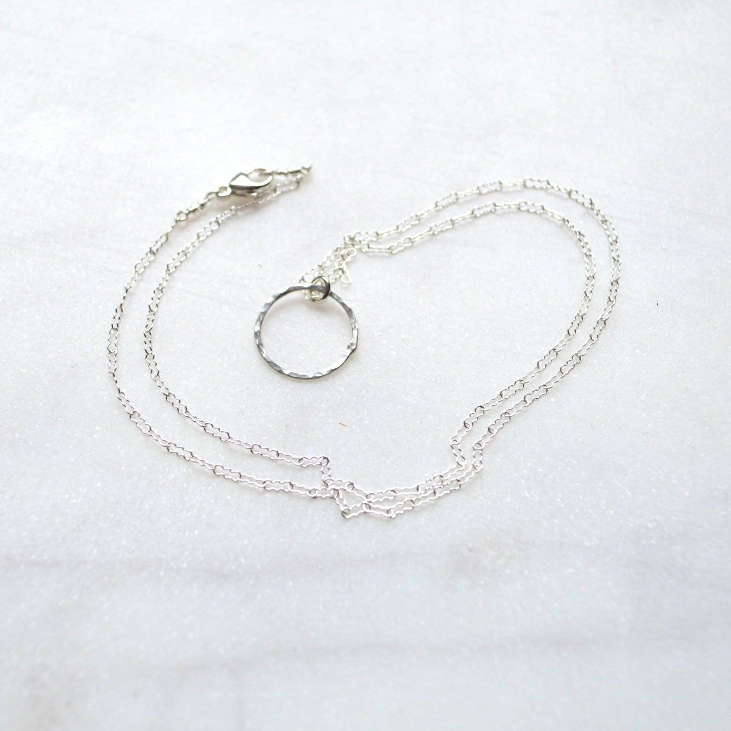 Tiny Eternity Choker in Sterling: 15 inches