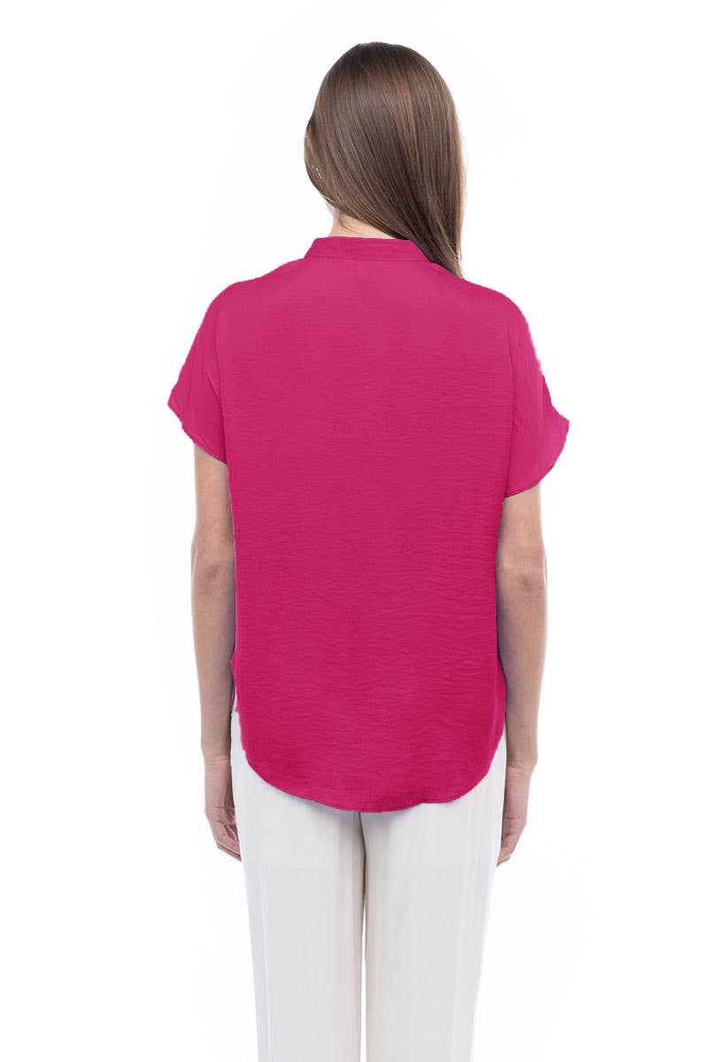 Drop Shoulder Blouse - OB112897: Sable