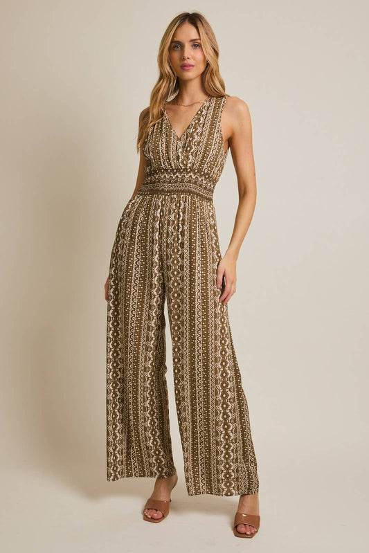 AM3199-3 : OLIVE-CREAM STRIPE