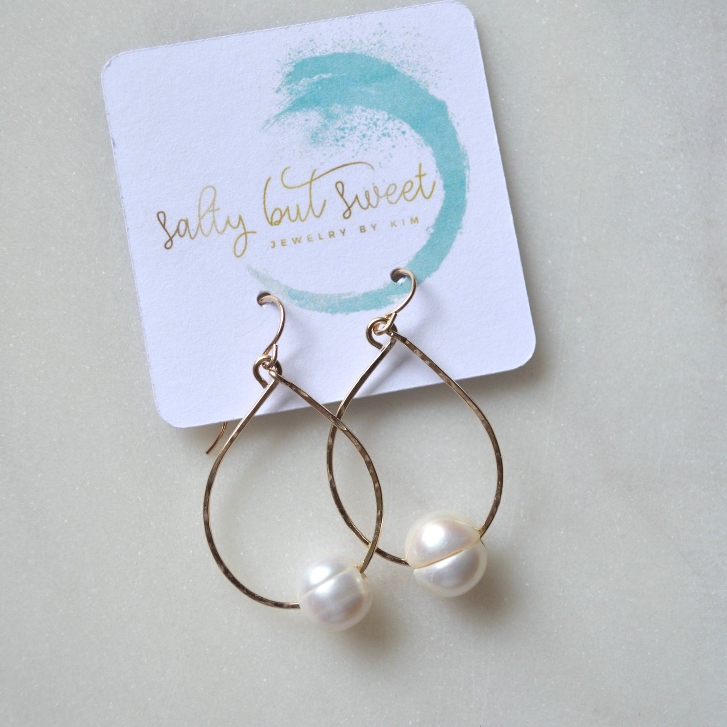 Freshwater Pearl Earrings: Gold Filled