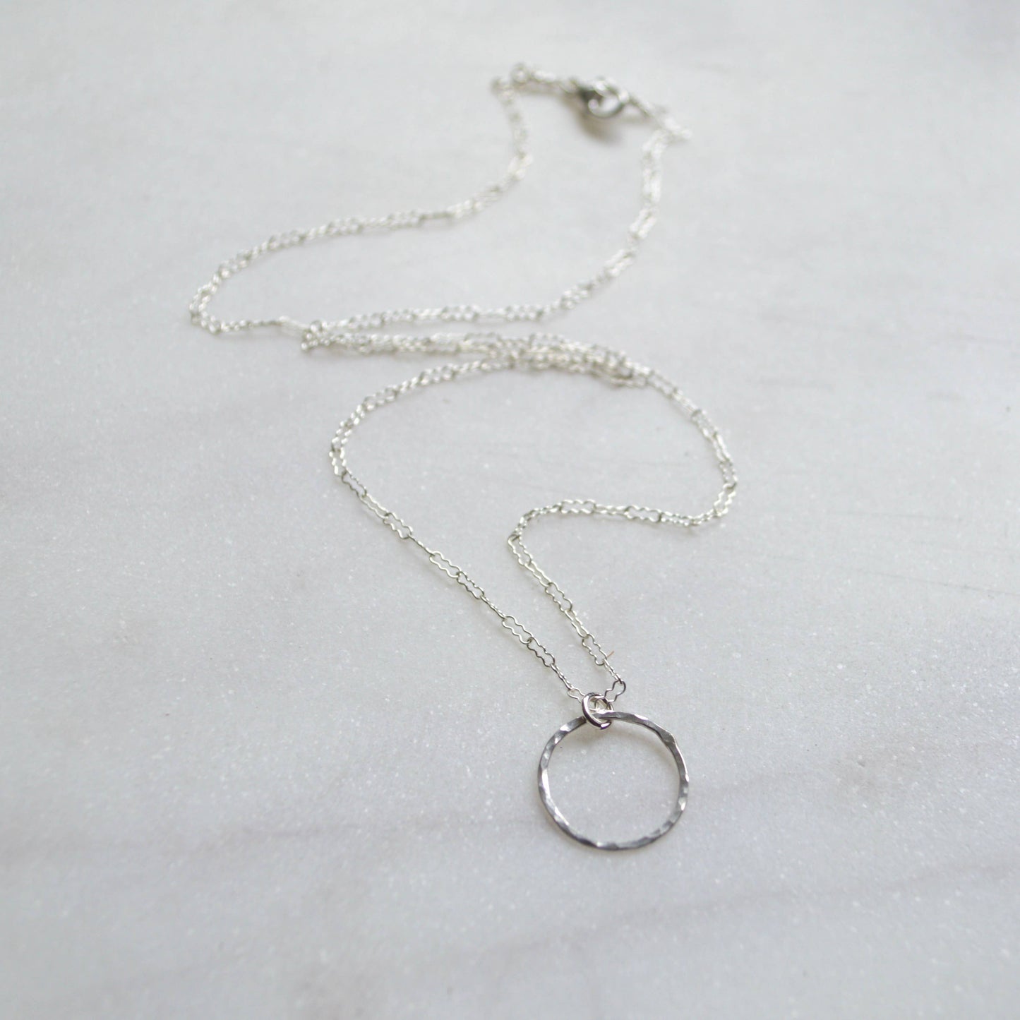 Tiny Eternity Choker in Sterling: 15 inches