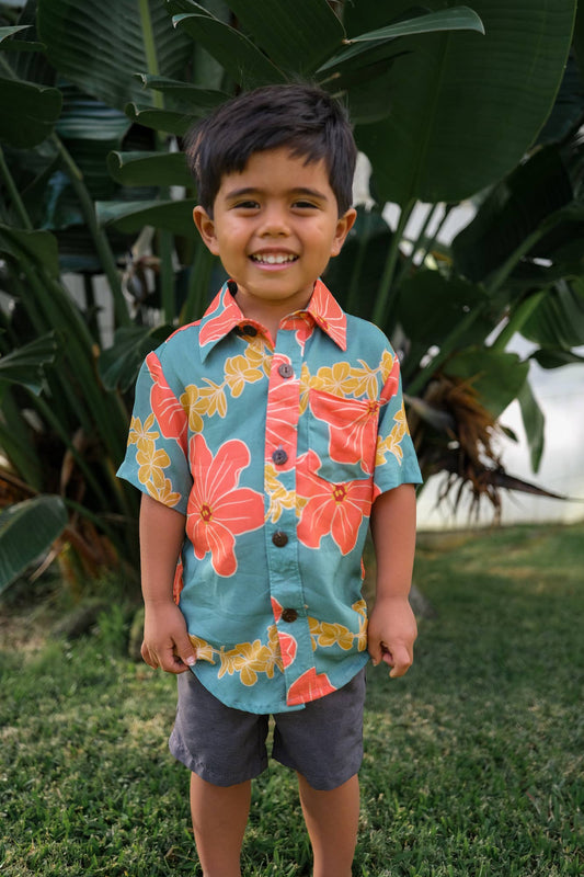 Maverick Button-Up in Lei Pua (Green)