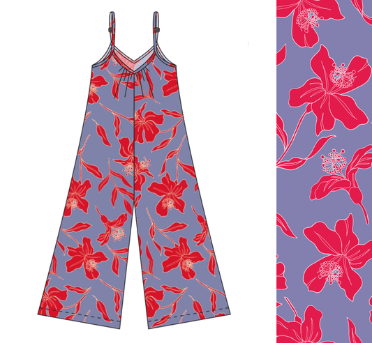 Laney Jumpsuit in Koki'o Drift
