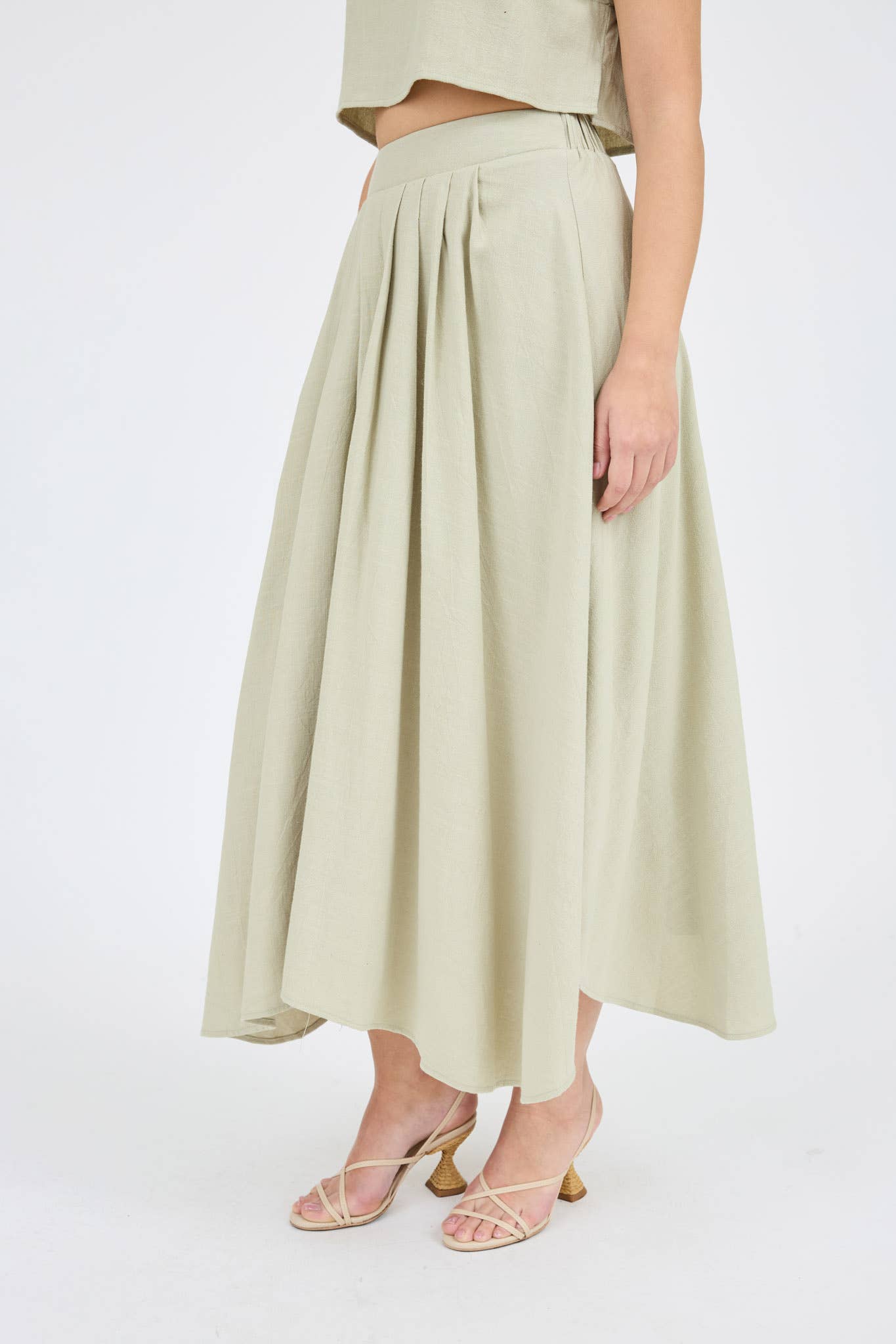 B5SX1033-B SKIRT: LIGHT TAN