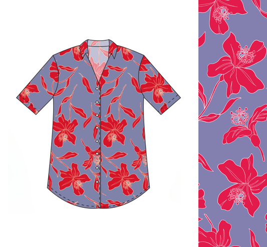Breeze Dress in Koki'o Drift