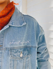 Load image into Gallery viewer, What a Friend In Jesus Denim Jacket: L
