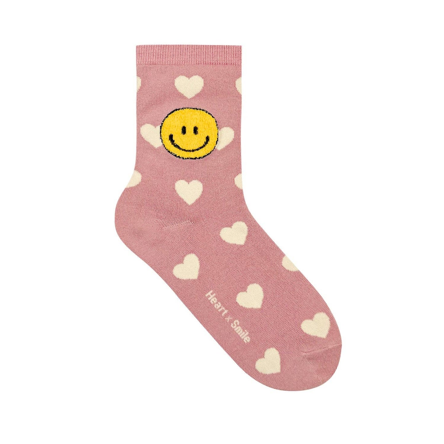 Women's Crew Kitsch Smile Socks: KW-C-251-4