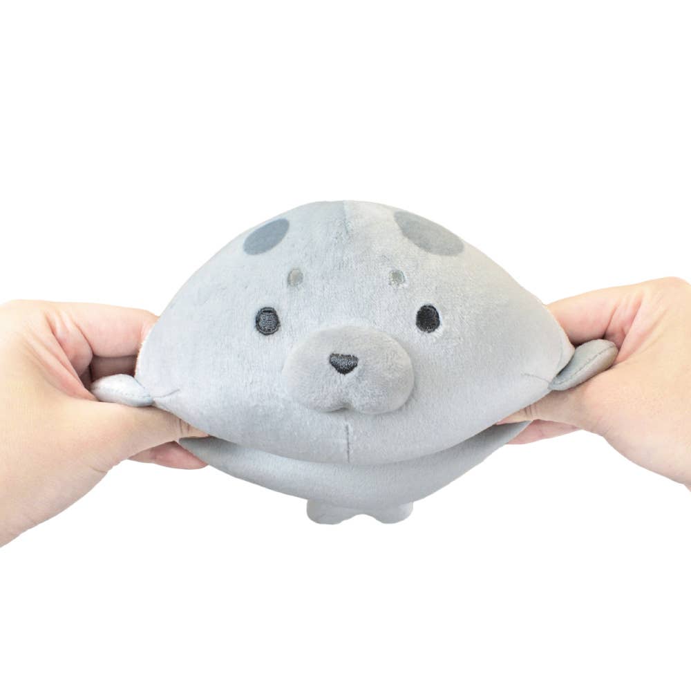 【Japanese plush】MOCHIMARU FRIENDS!  Stuffed Toys: Seal Gray Monk Seal