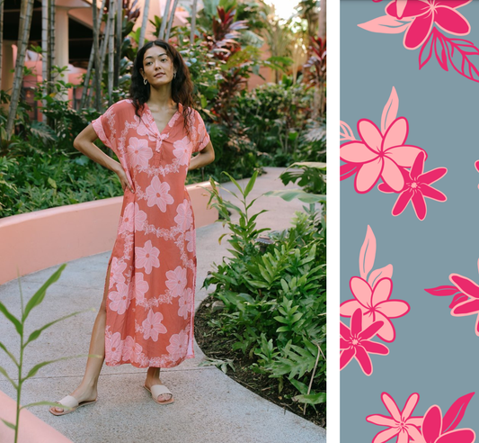 Tide Dress in Tiare Breeze