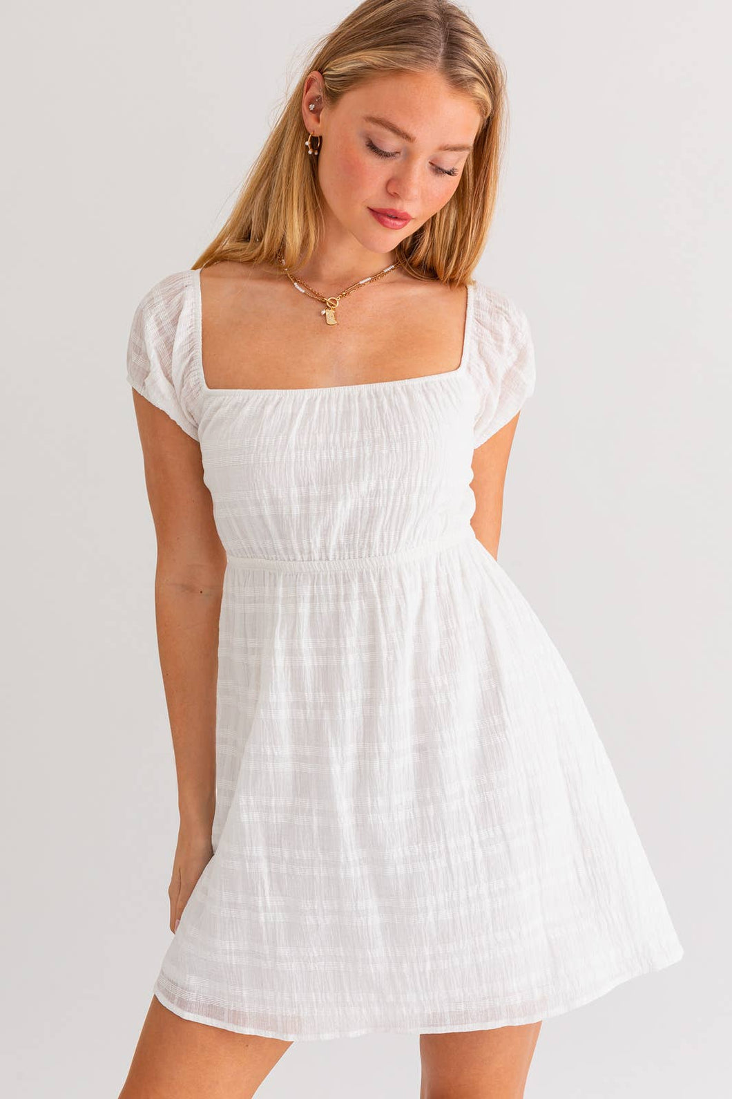 KD7400 OFF SHOULDER DRESS