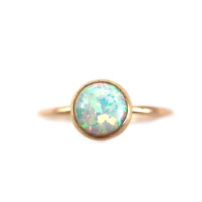 Opal Medium Ring (Goldfill)