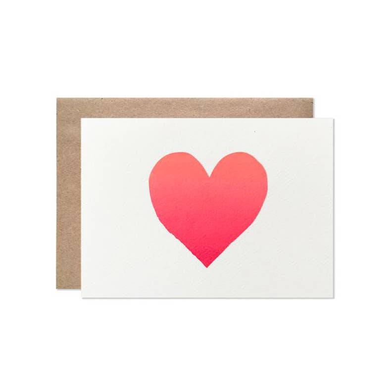 Ombre Heart Card Set Of 8