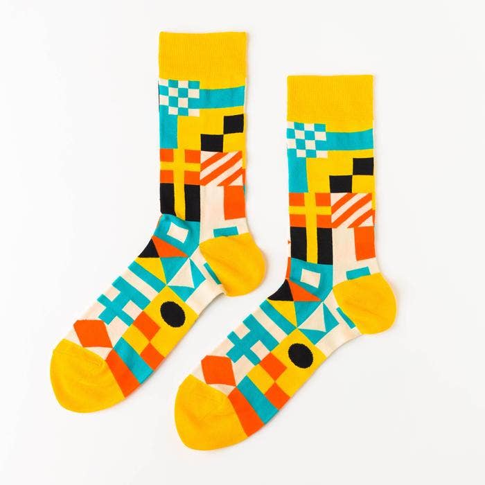 Men's Socks - Nautical Crew Socks - Father's Day Gift